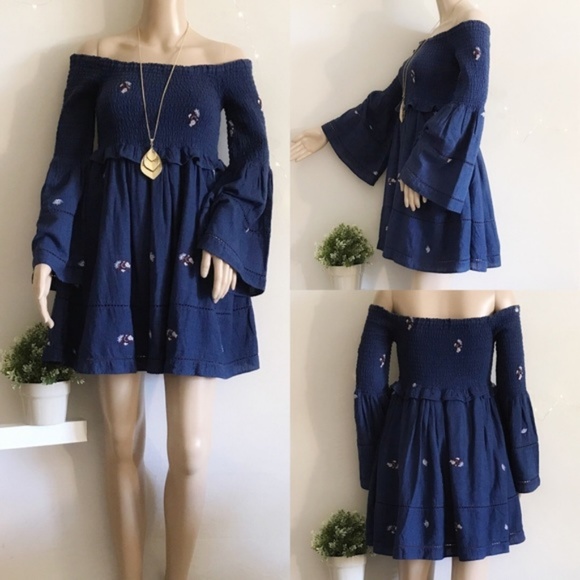 Free People Counting Daisies Mini Dress (S) - Picture 2 of 6